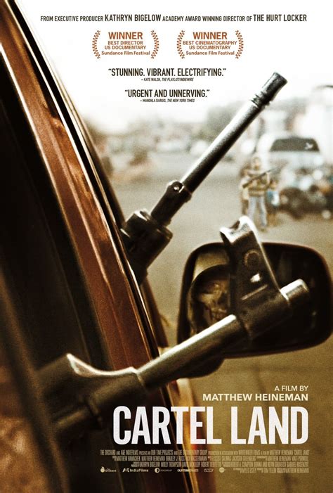The Orchard has released the first trailer for director Matthew Heineman’s (Our Time) stunning documentary Cartel Land.Executive produced by Kathryn Bigelow, the film chronicles the battle ...